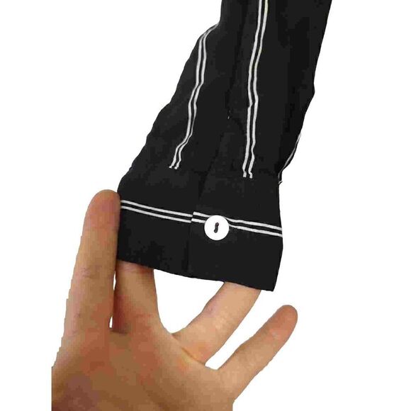 Philosophy button down shirt size small black white - Picture 4 of 7